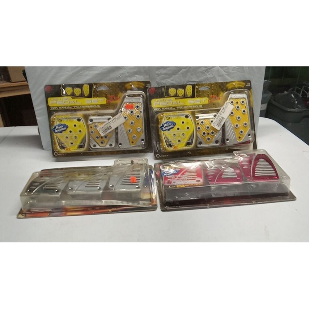 4 NEW Electro Luminance Pedal Set for Manual Transmission  Some Are Lighted  See